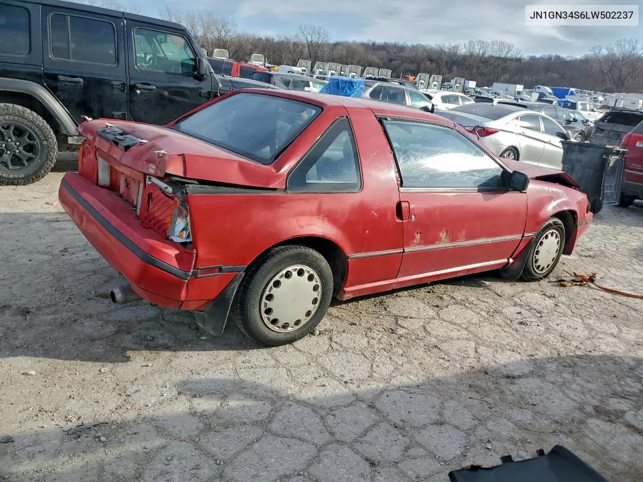 1990 Nissan Pulsar VIN: JN1GN34S6LW502237 Lot: 74612945