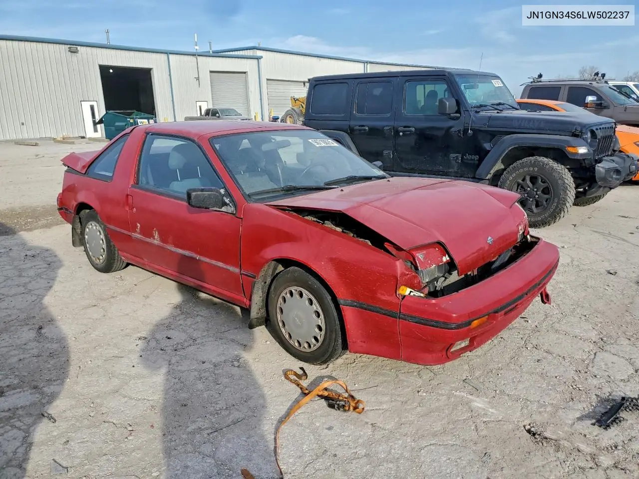 1990 Nissan Pulsar VIN: JN1GN34S6LW502237 Lot: 74612945