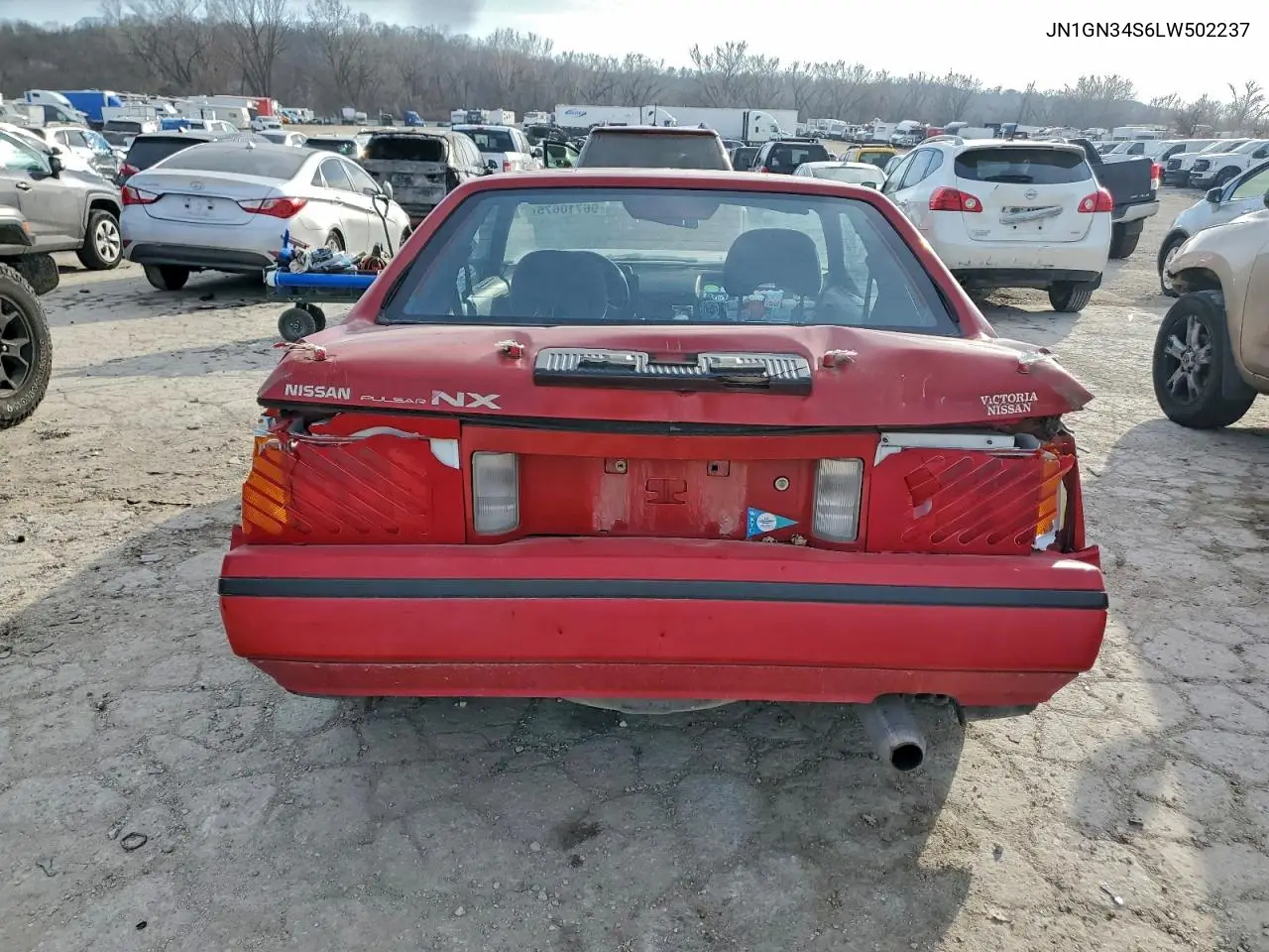 1990 Nissan Pulsar VIN: JN1GN34S6LW502237 Lot: 74612945