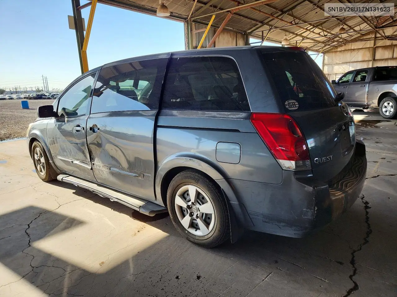 2007 Nissan Quest 3.5 VIN: 5N1BV28U17N131623 Lot: 56625656