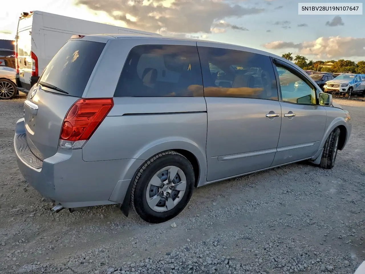 5N1BV28U19N107647 2009 Nissan Quest S