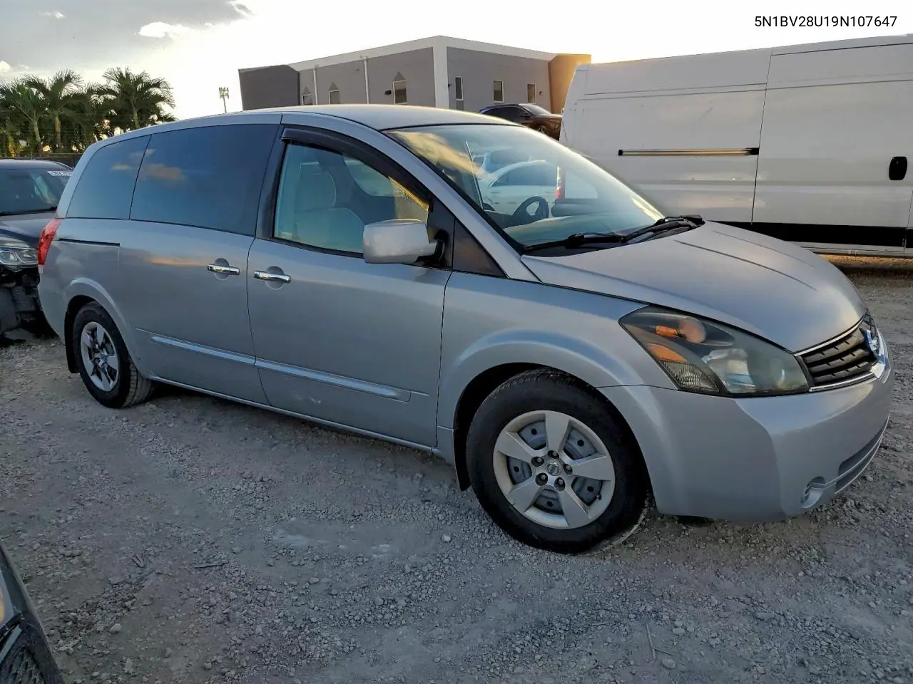 5N1BV28U19N107647 2009 Nissan Quest S