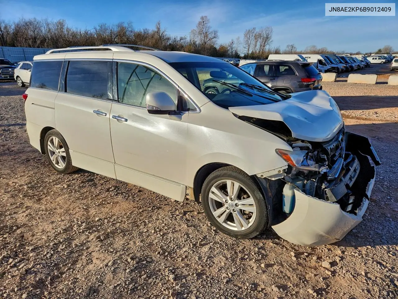JN8AE2KP6B9012409 2011 Nissan Quest S