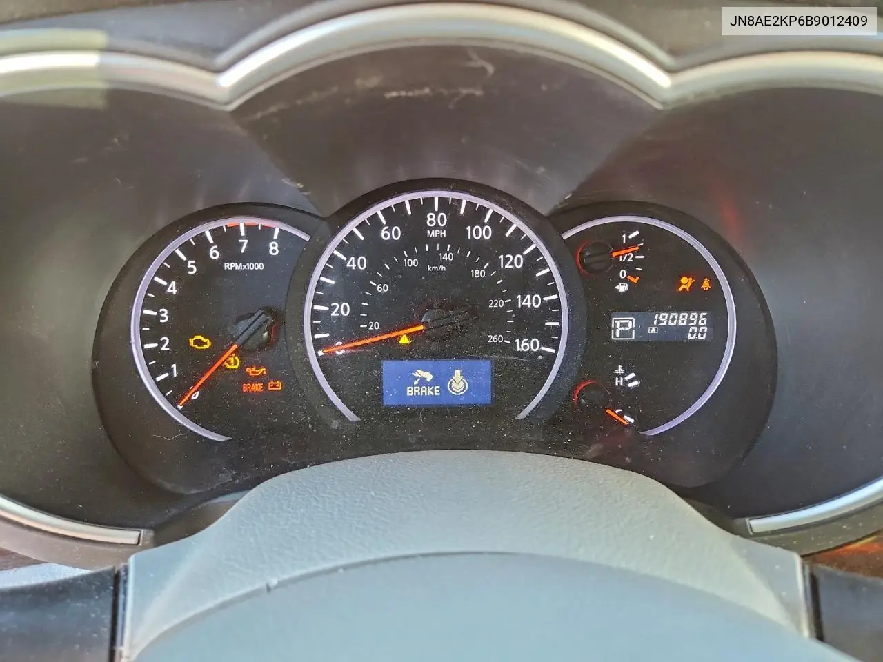 JN8AE2KP6B9012409 2011 Nissan Quest S