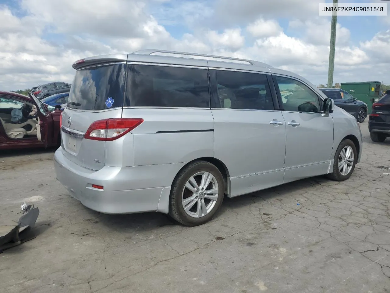 JN8AE2KP4C9051548 2012 Nissan Quest S