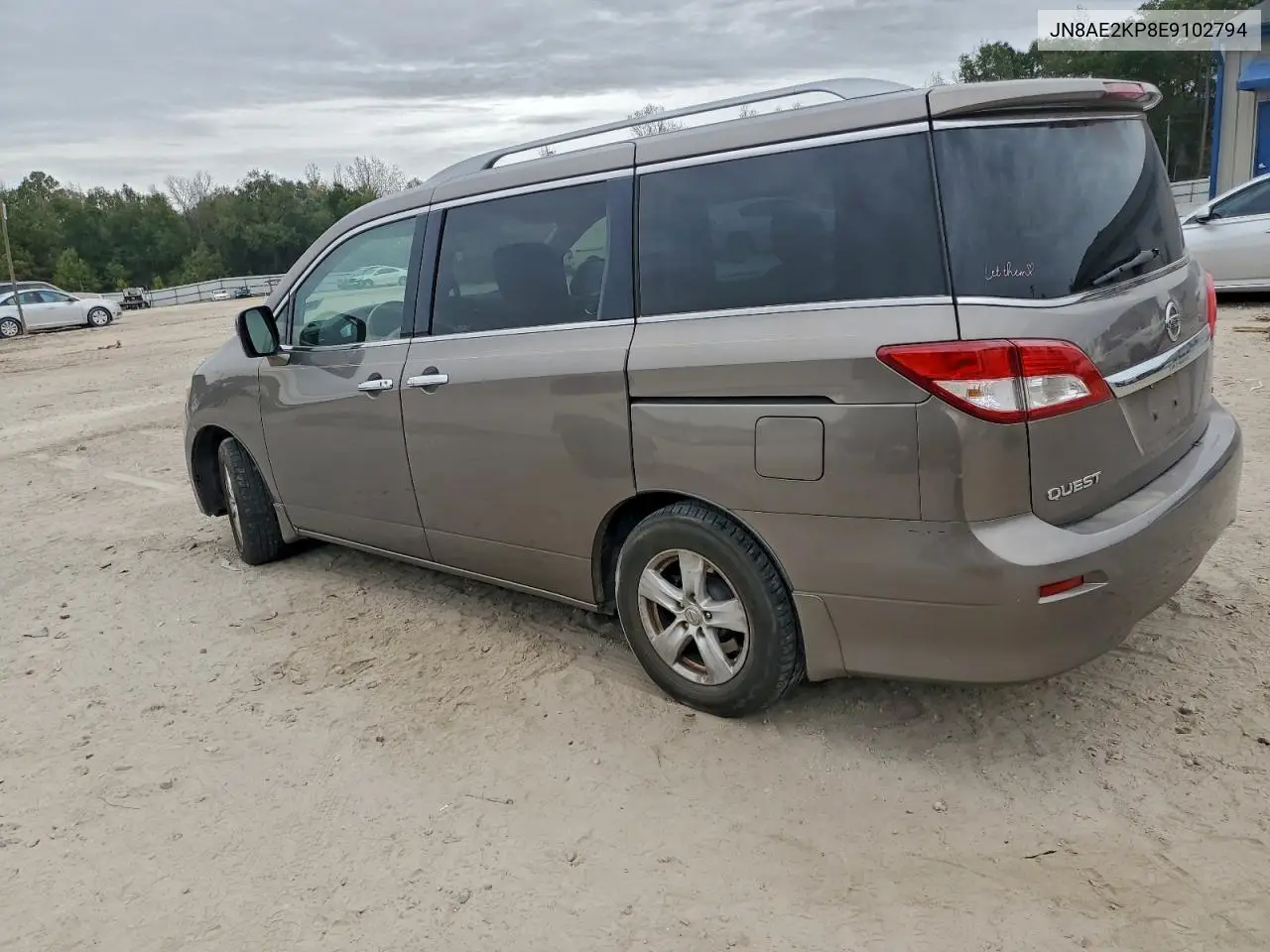 JN8AE2KP8E9102794 2014 Nissan Quest S