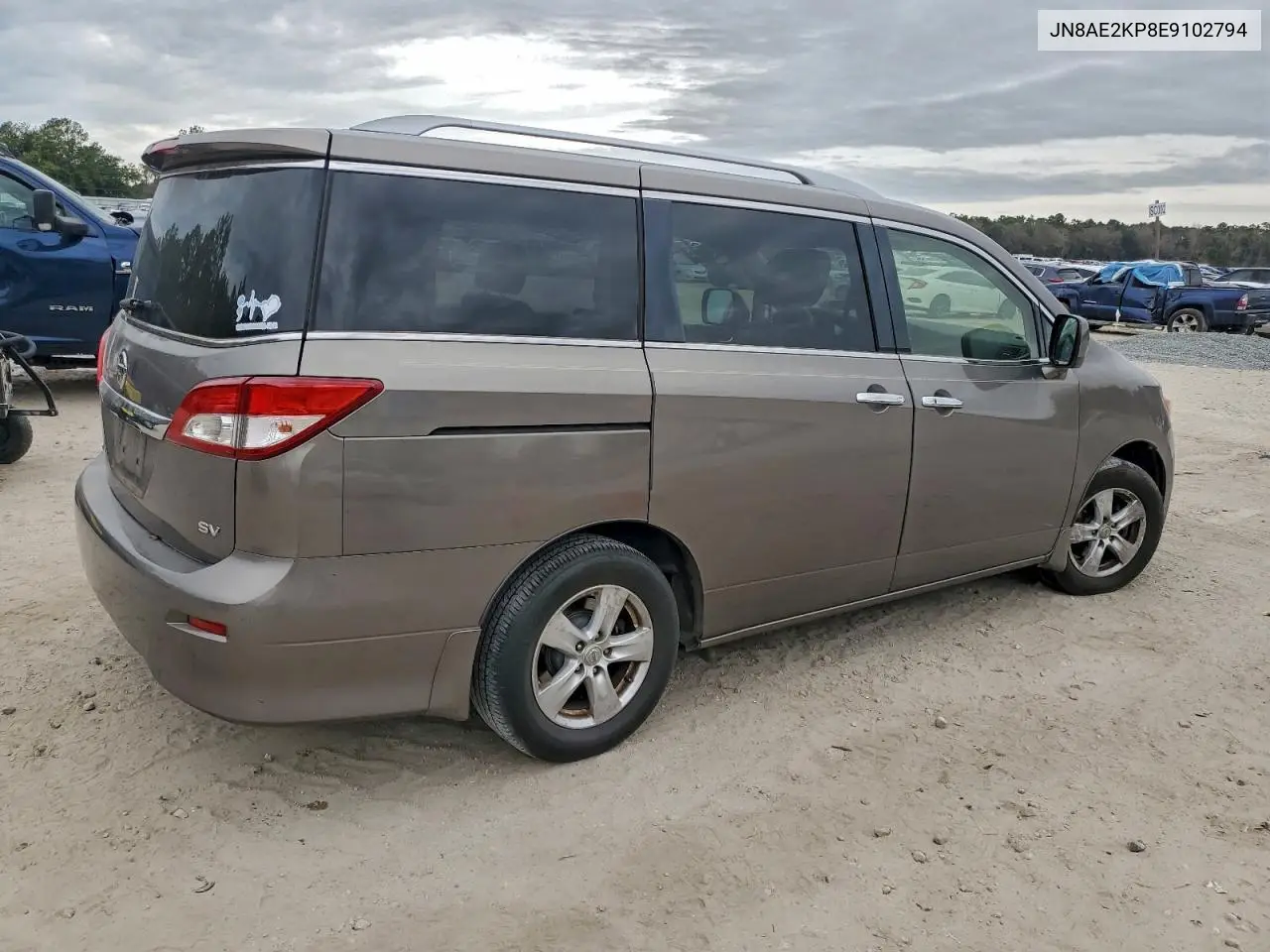 JN8AE2KP8E9102794 2014 Nissan Quest S