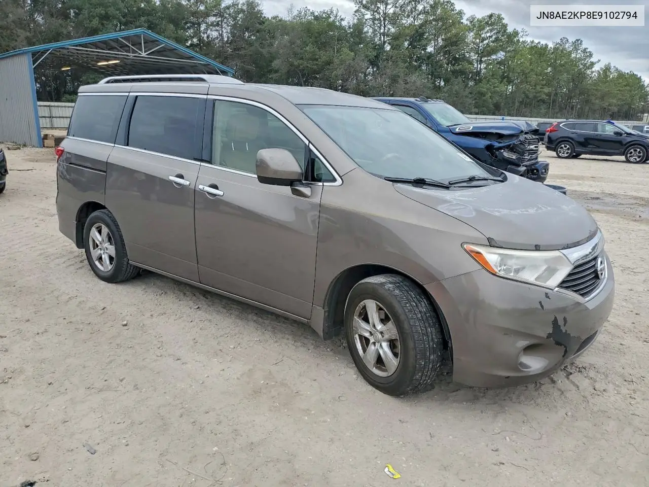 JN8AE2KP8E9102794 2014 Nissan Quest S