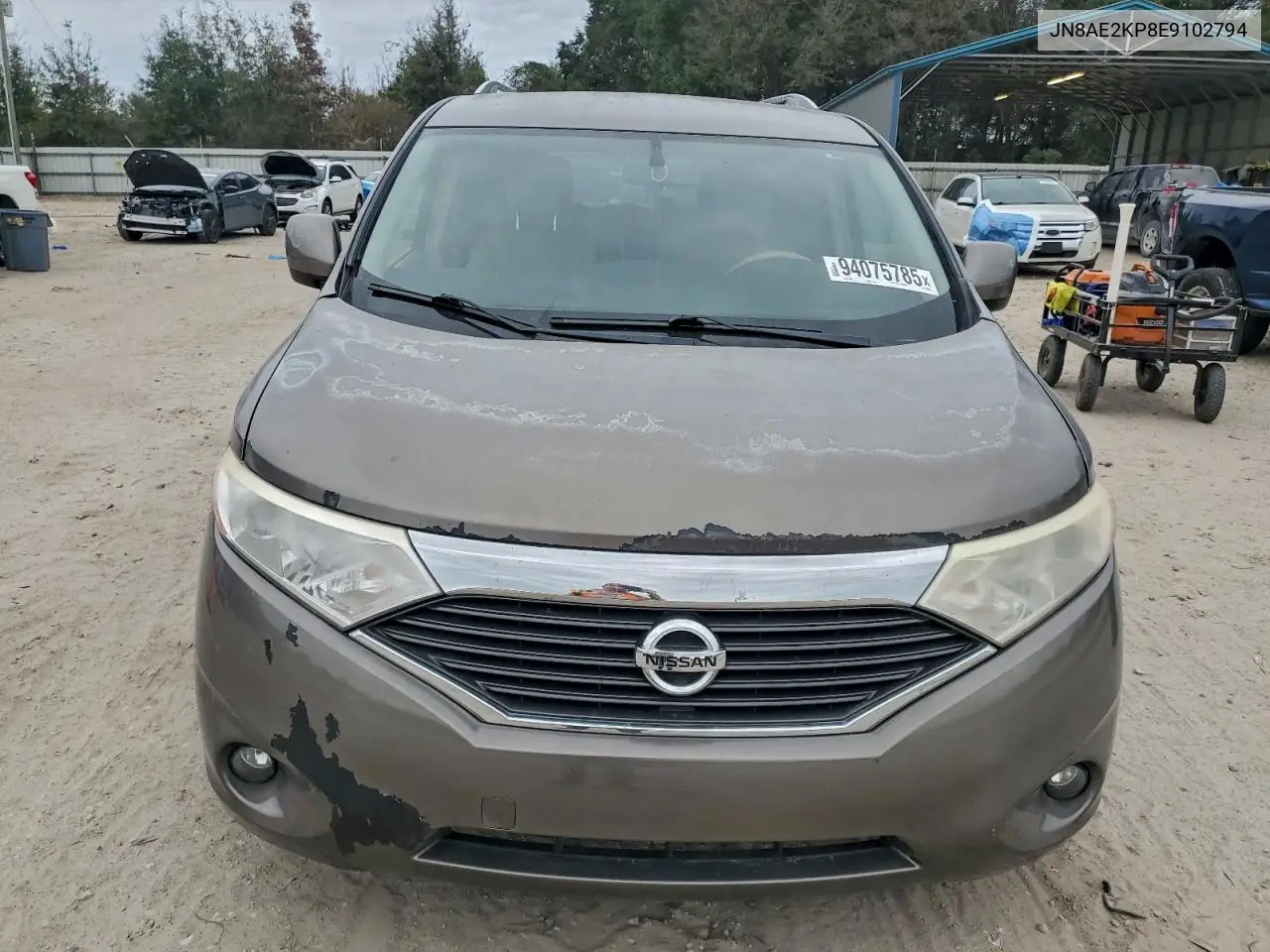 JN8AE2KP8E9102794 2014 Nissan Quest S