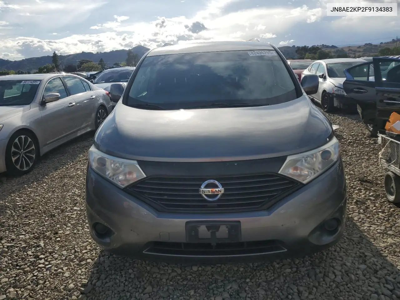 JN8AE2KP2F9134383 2015 Nissan Quest S