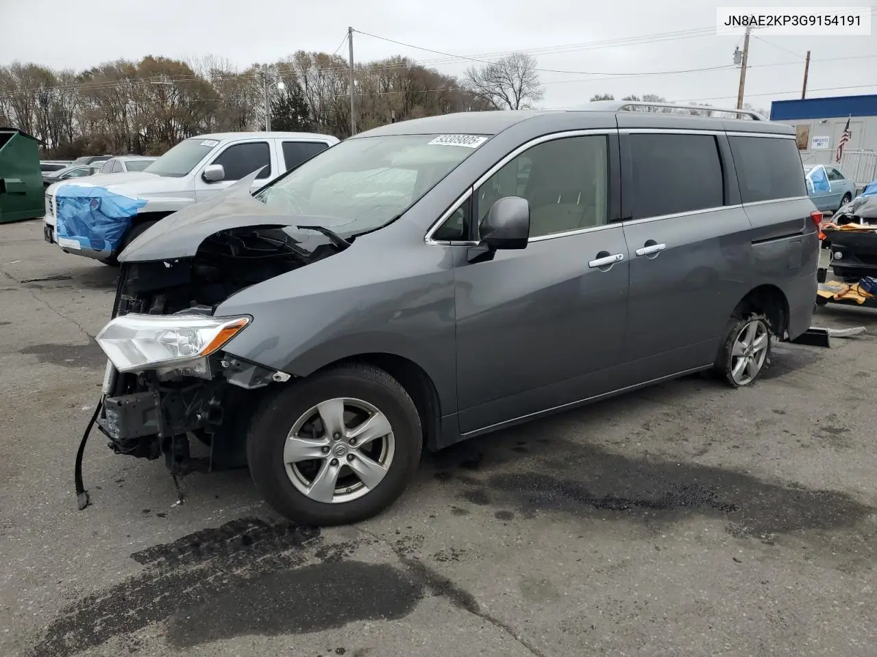 JN8AE2KP3G9154191 2016 Nissan Quest S