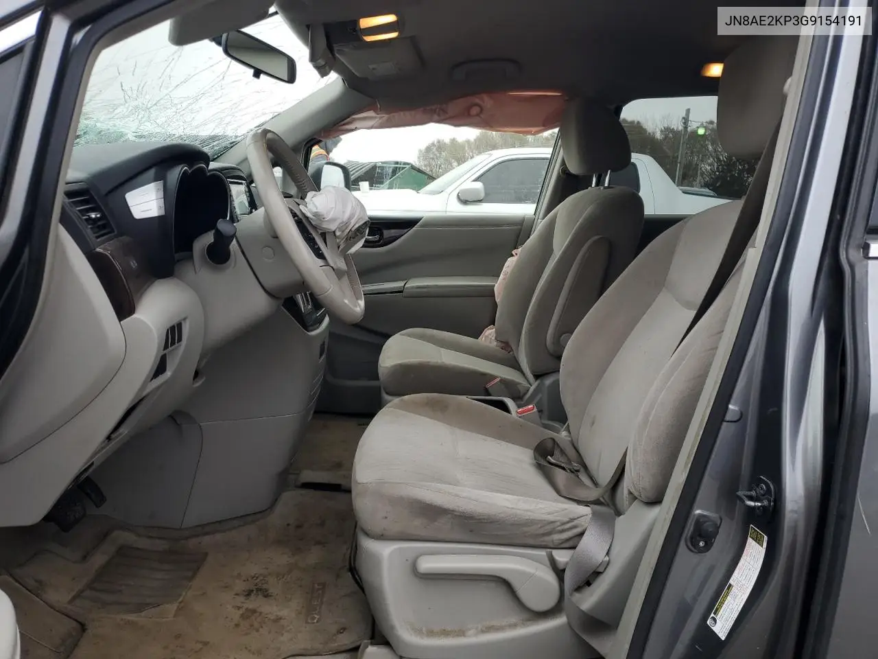 JN8AE2KP3G9154191 2016 Nissan Quest S
