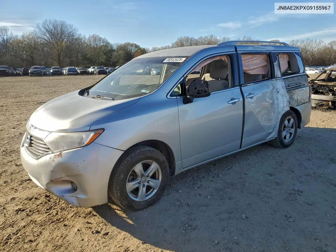 JN8AE2KPXG9155967 2016 Nissan Quest S