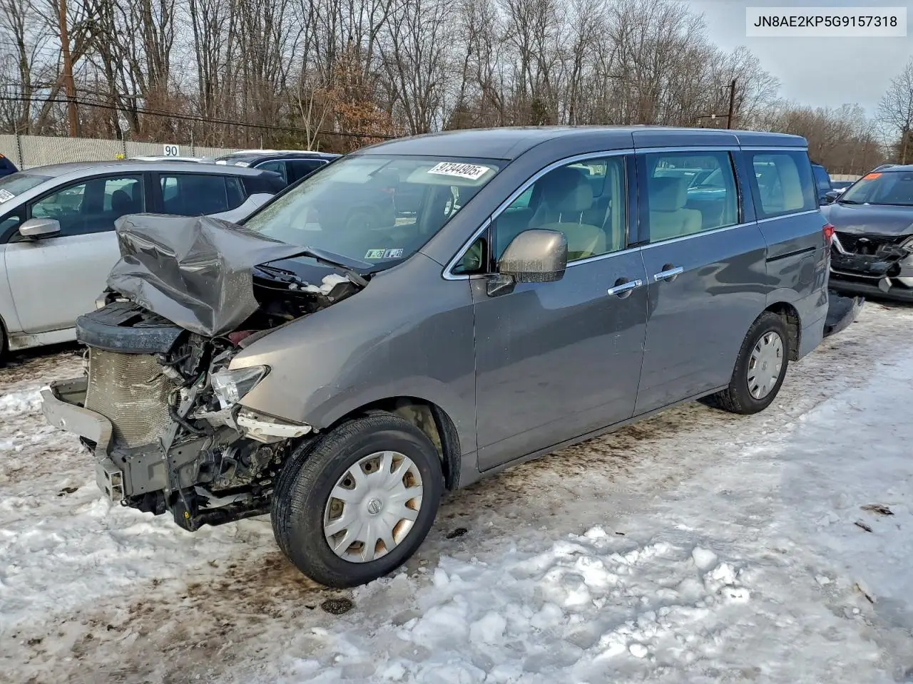 JN8AE2KP5G9157318 2016 Nissan Quest S