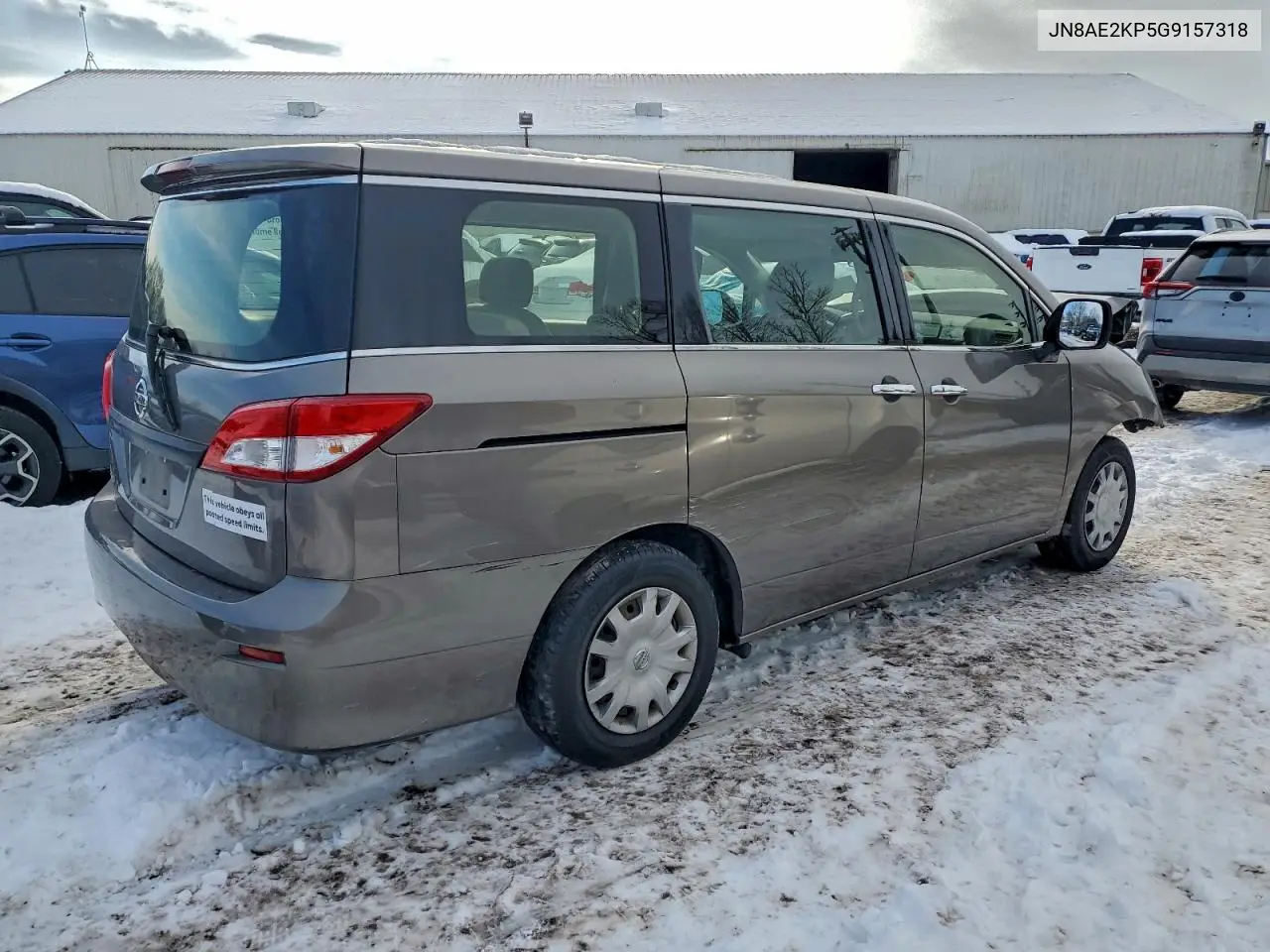 JN8AE2KP5G9157318 2016 Nissan Quest S