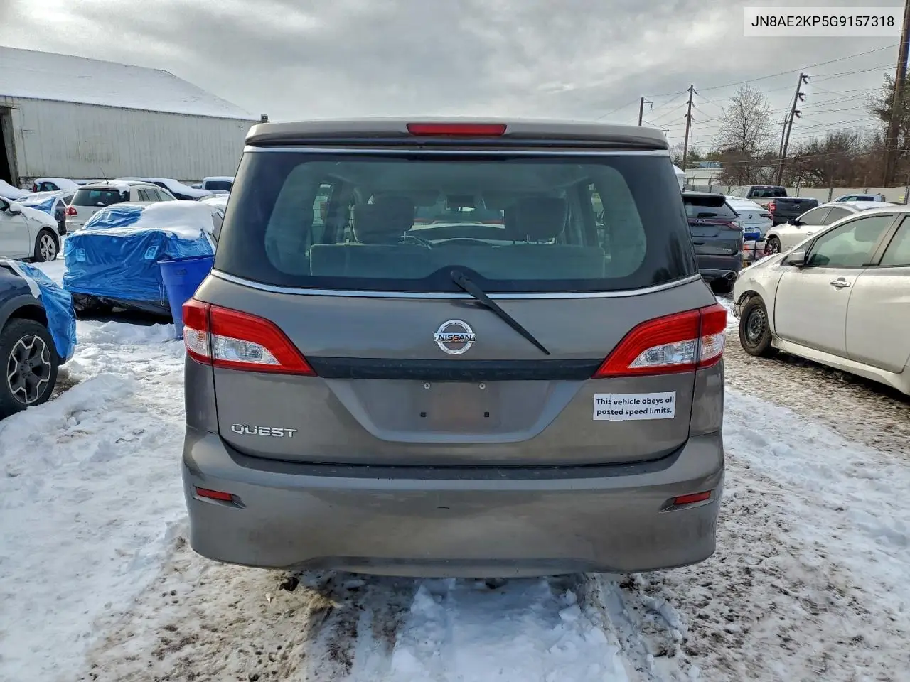 JN8AE2KP5G9157318 2016 Nissan Quest S