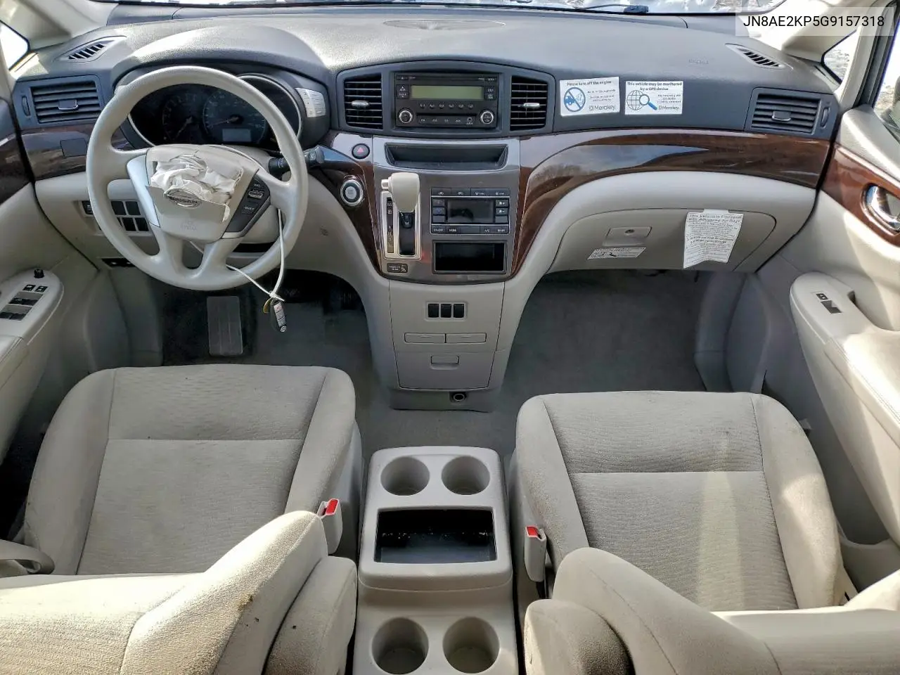 JN8AE2KP5G9157318 2016 Nissan Quest S
