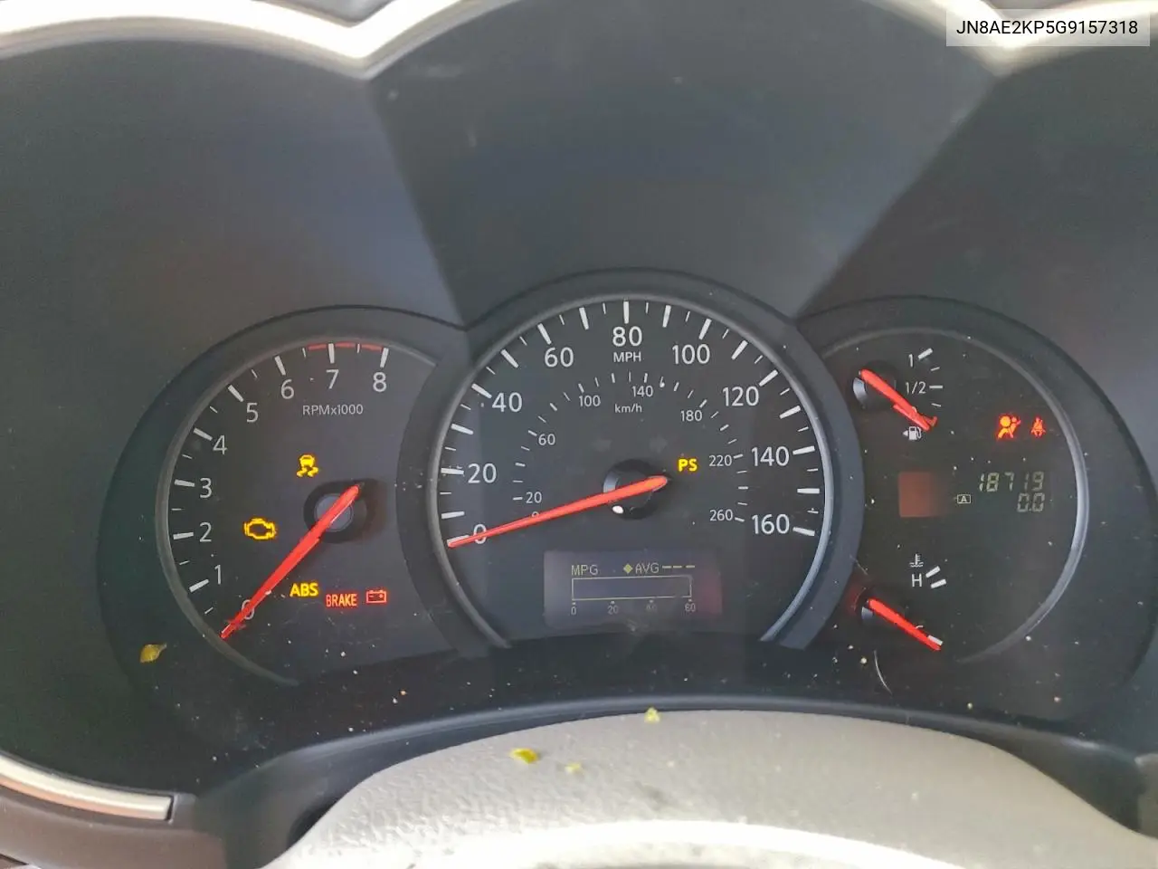 JN8AE2KP5G9157318 2016 Nissan Quest S