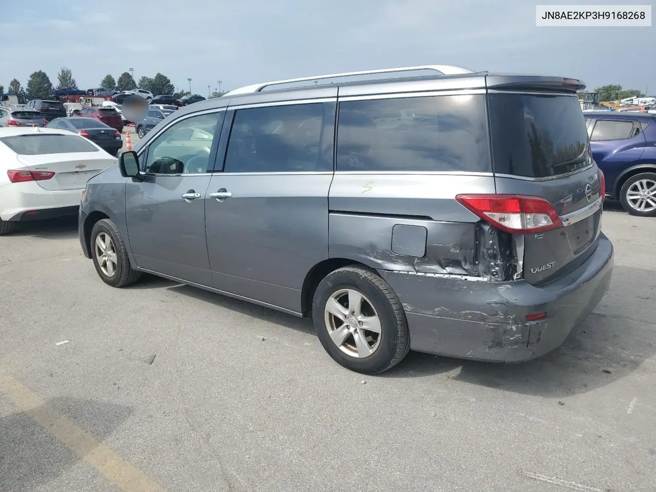 JN8AE2KP3H9168268 2017 Nissan Quest S