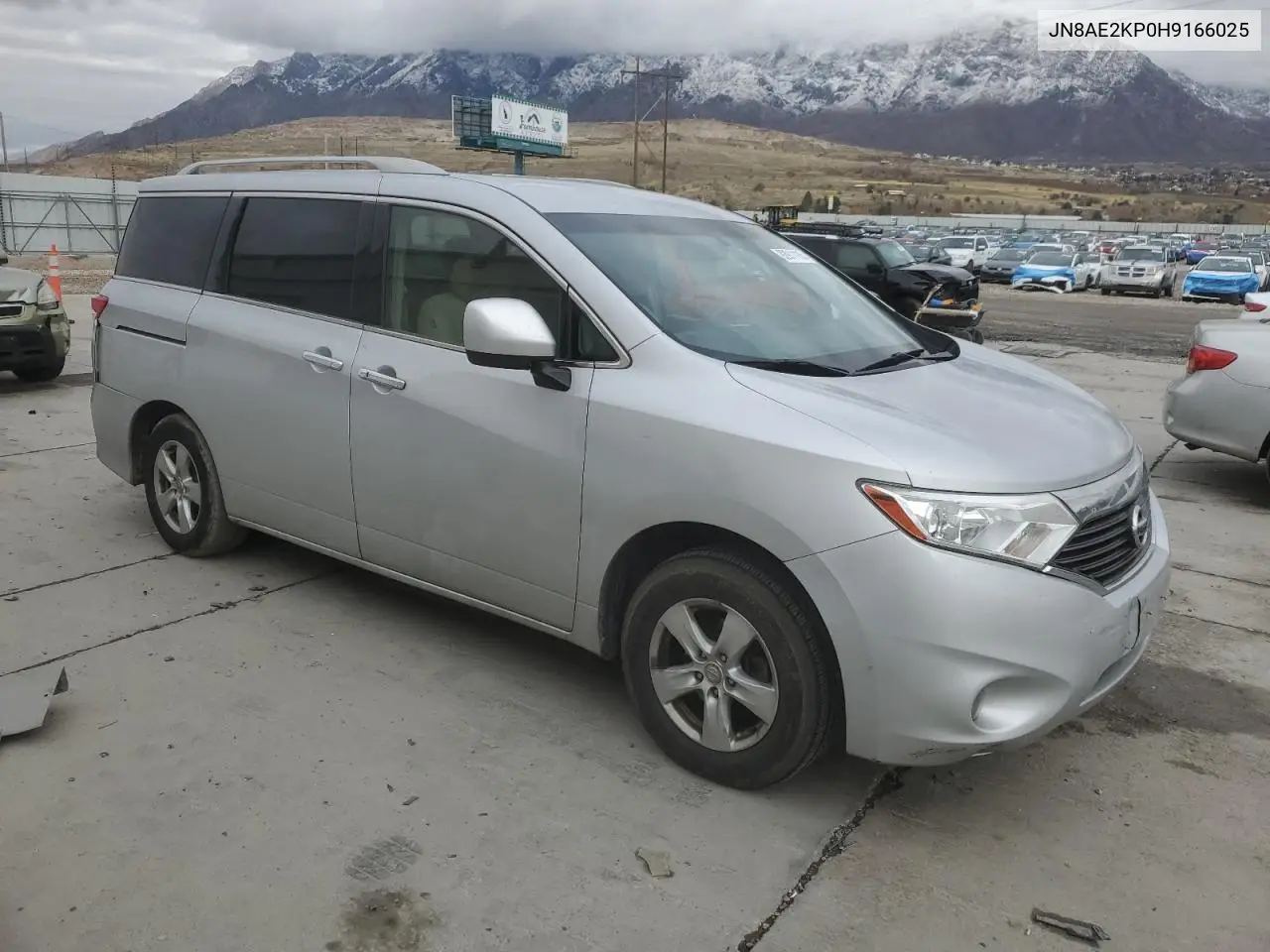 JN8AE2KP0H9166025 2017 Nissan Quest S