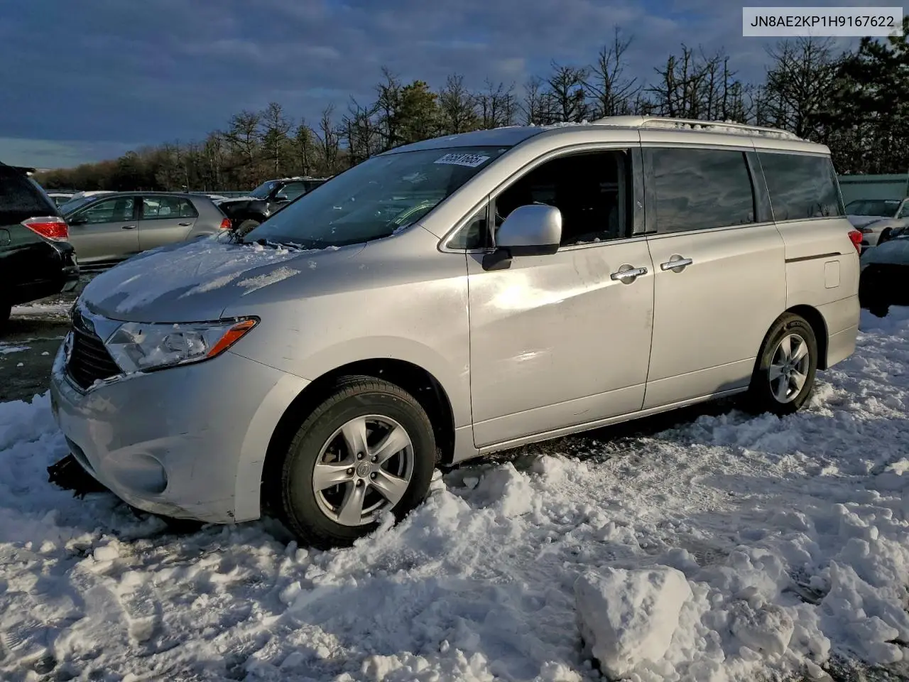 JN8AE2KP1H9167622 2017 Nissan Quest S