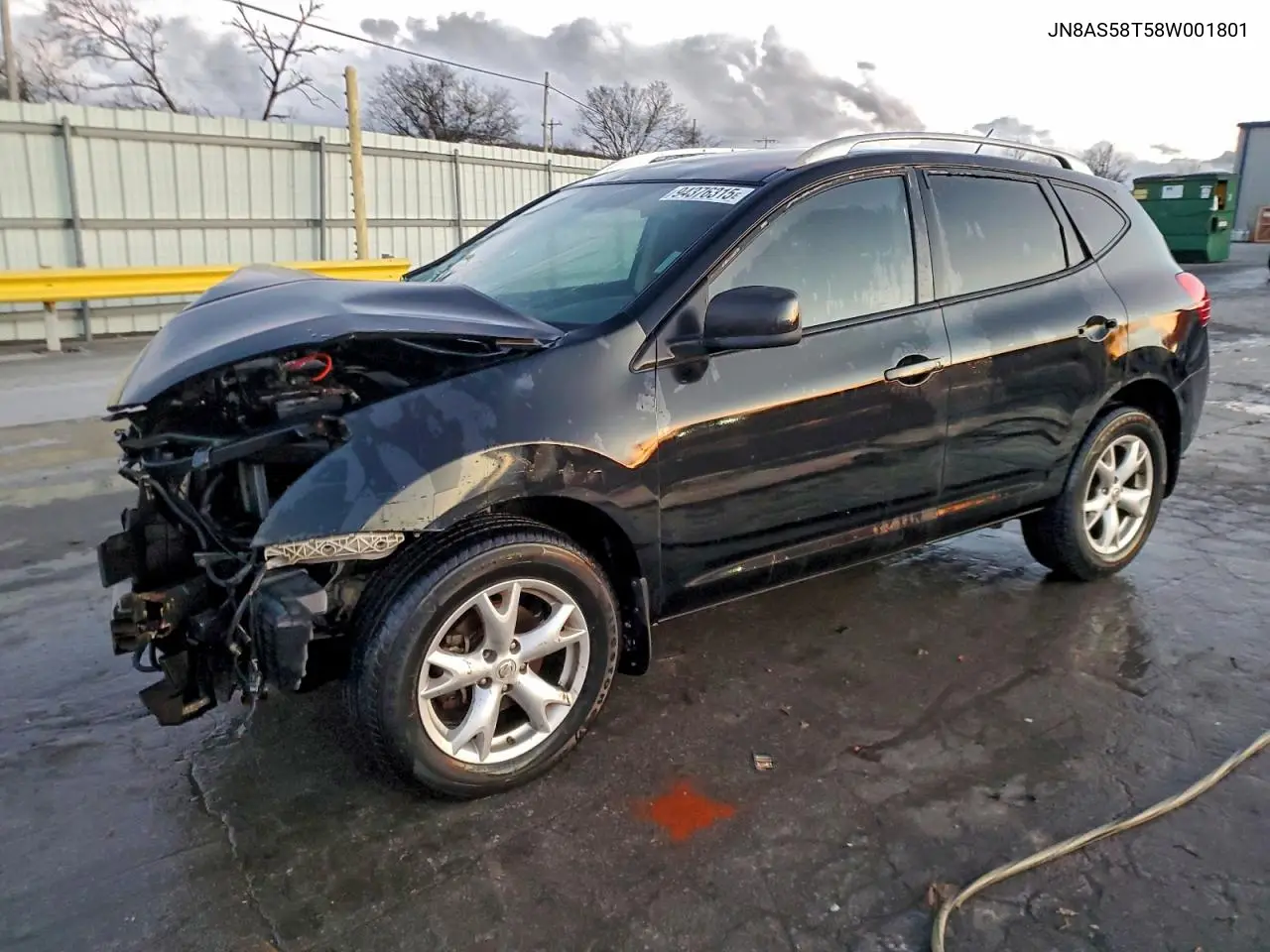 JN8AS58T58W001801 2008 Nissan Rogue S