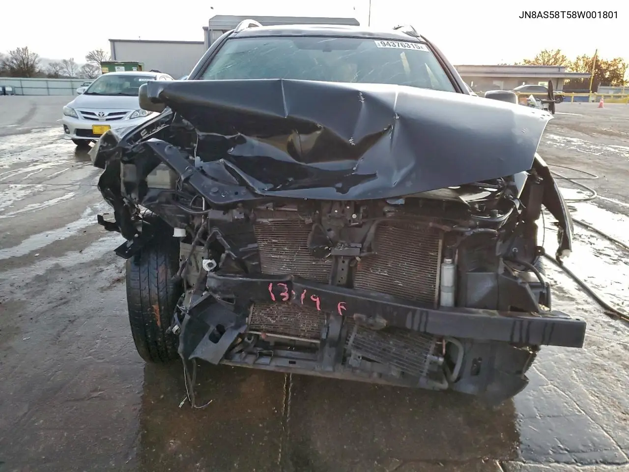 JN8AS58T58W001801 2008 Nissan Rogue S