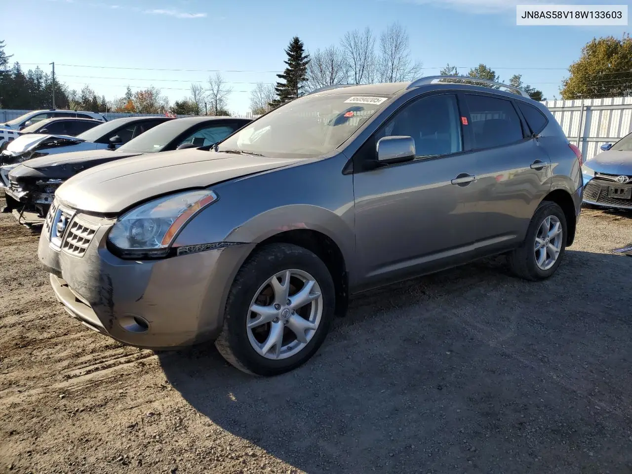 JN8AS58V18W133603 2008 Nissan Rogue S