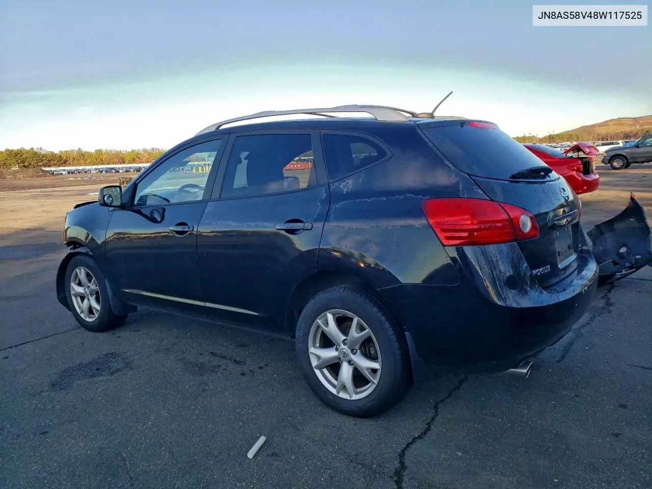 JN8AS58V48W117525 2008 Nissan Rogue S