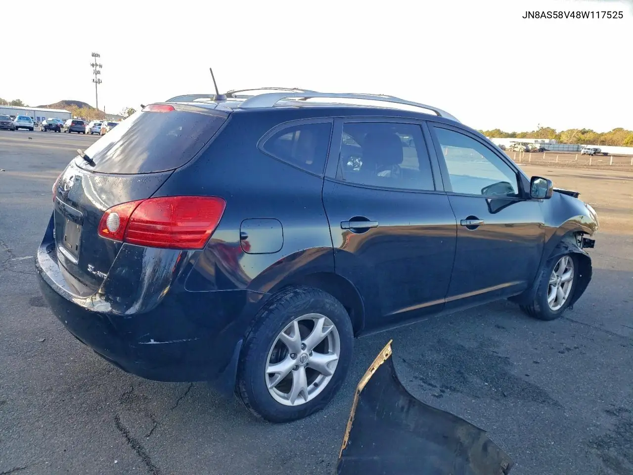 JN8AS58V48W117525 2008 Nissan Rogue S