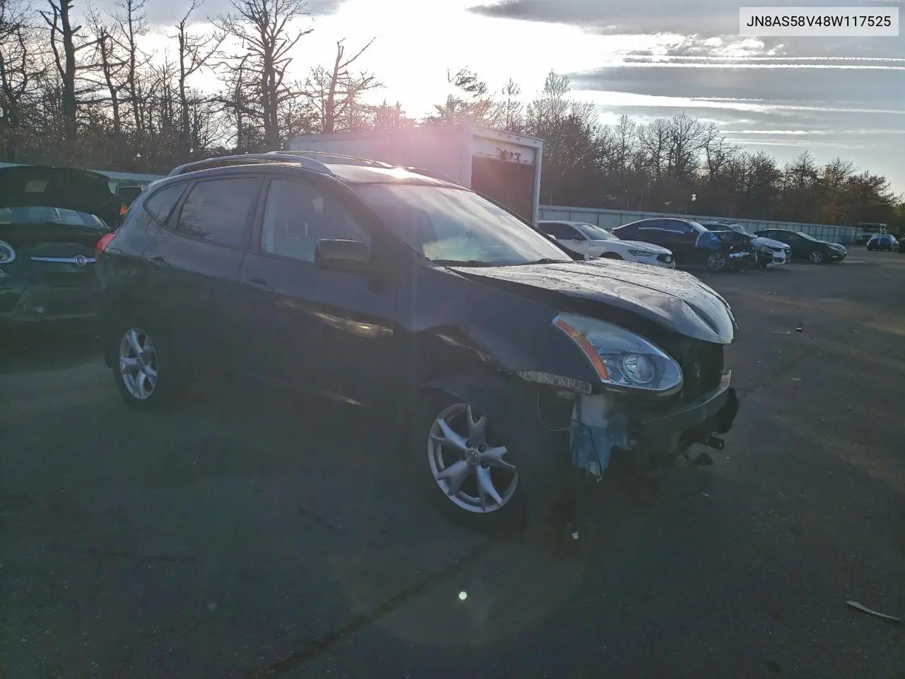 JN8AS58V48W117525 2008 Nissan Rogue S
