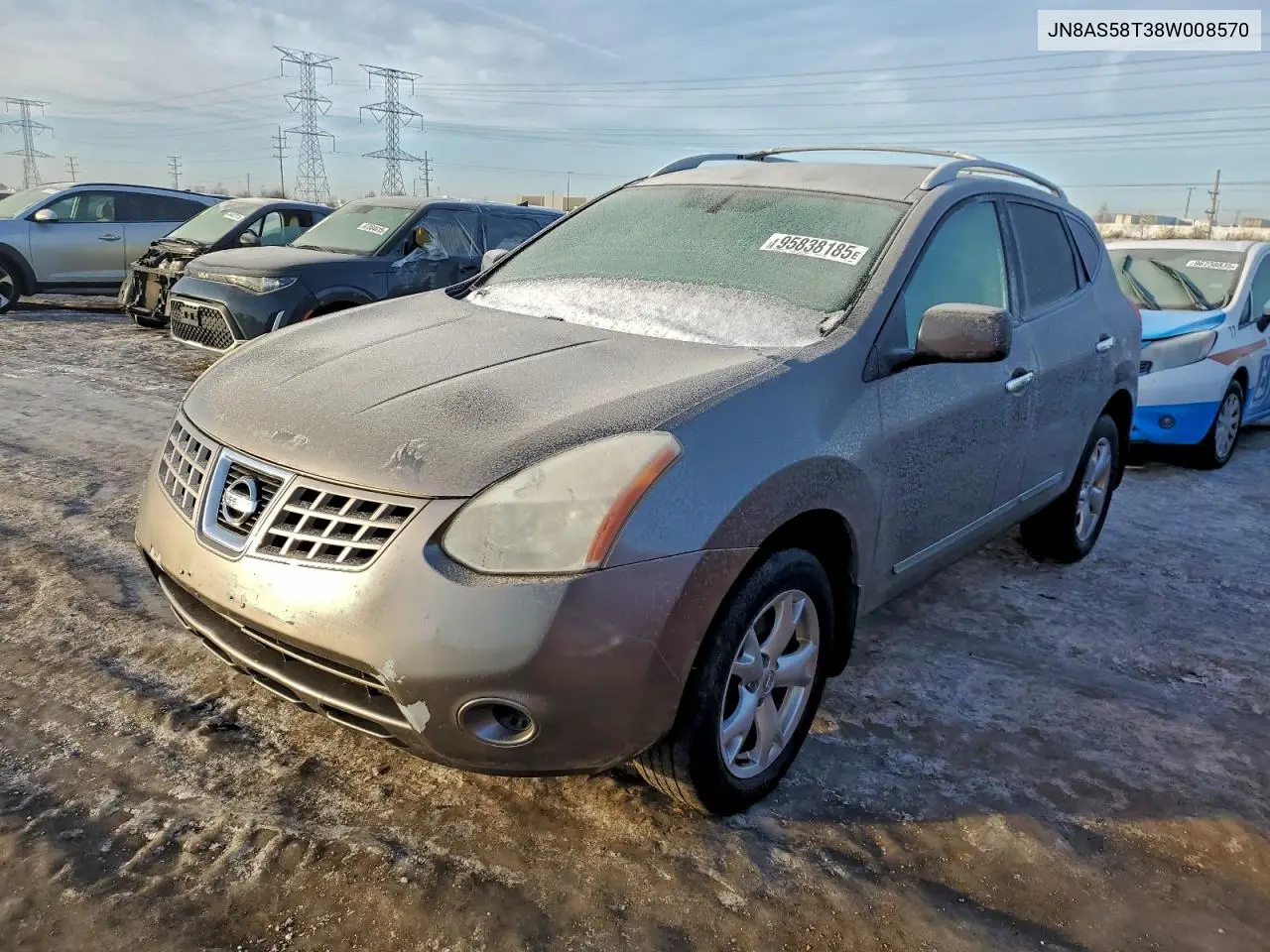 JN8AS58T38W008570 2008 Nissan Rogue S