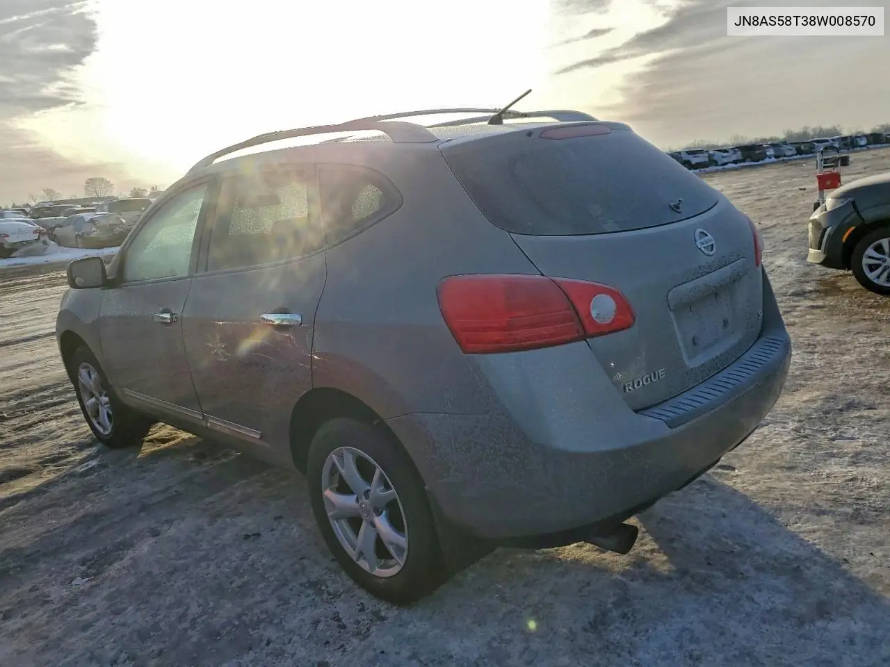 JN8AS58T38W008570 2008 Nissan Rogue S