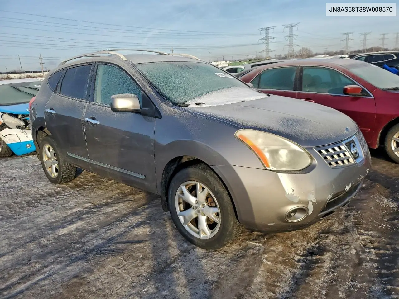 JN8AS58T38W008570 2008 Nissan Rogue S