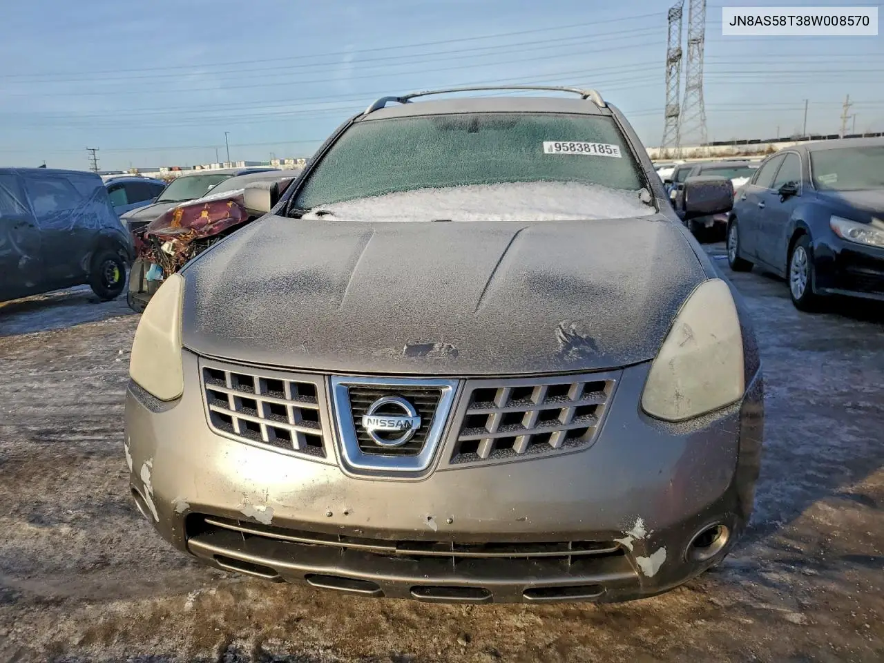 JN8AS58T38W008570 2008 Nissan Rogue S