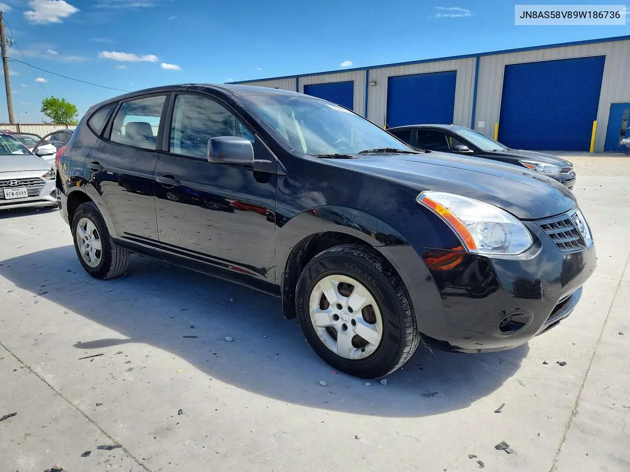 JN8AS58V89W186736 2009 Nissan Rogue S