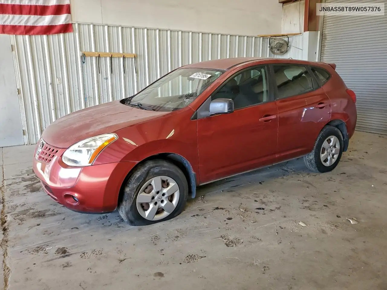 JN8AS58T89W057376 2009 Nissan Rogue S