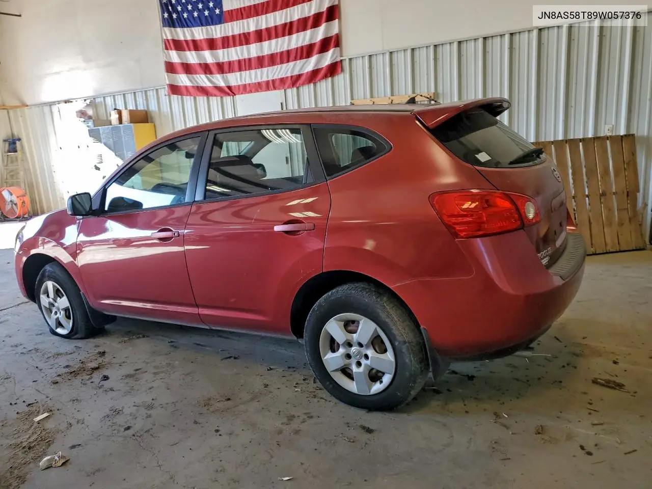 JN8AS58T89W057376 2009 Nissan Rogue S