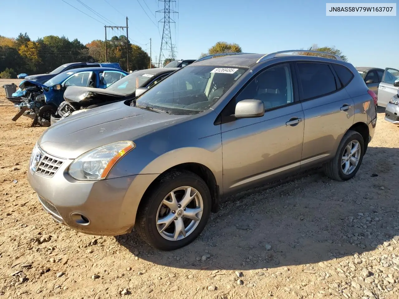JN8AS58V79W163707 2009 Nissan Rogue S