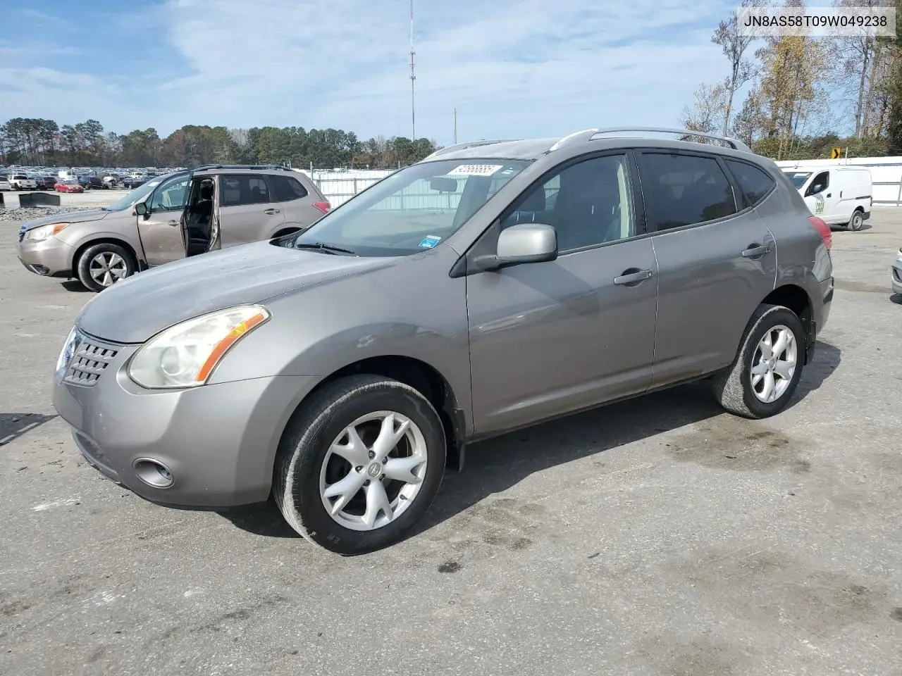 JN8AS58T09W049238 2009 Nissan Rogue S