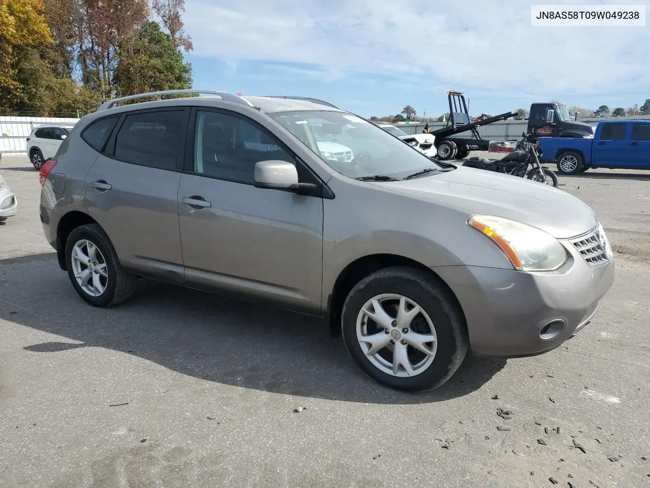 JN8AS58T09W049238 2009 Nissan Rogue S