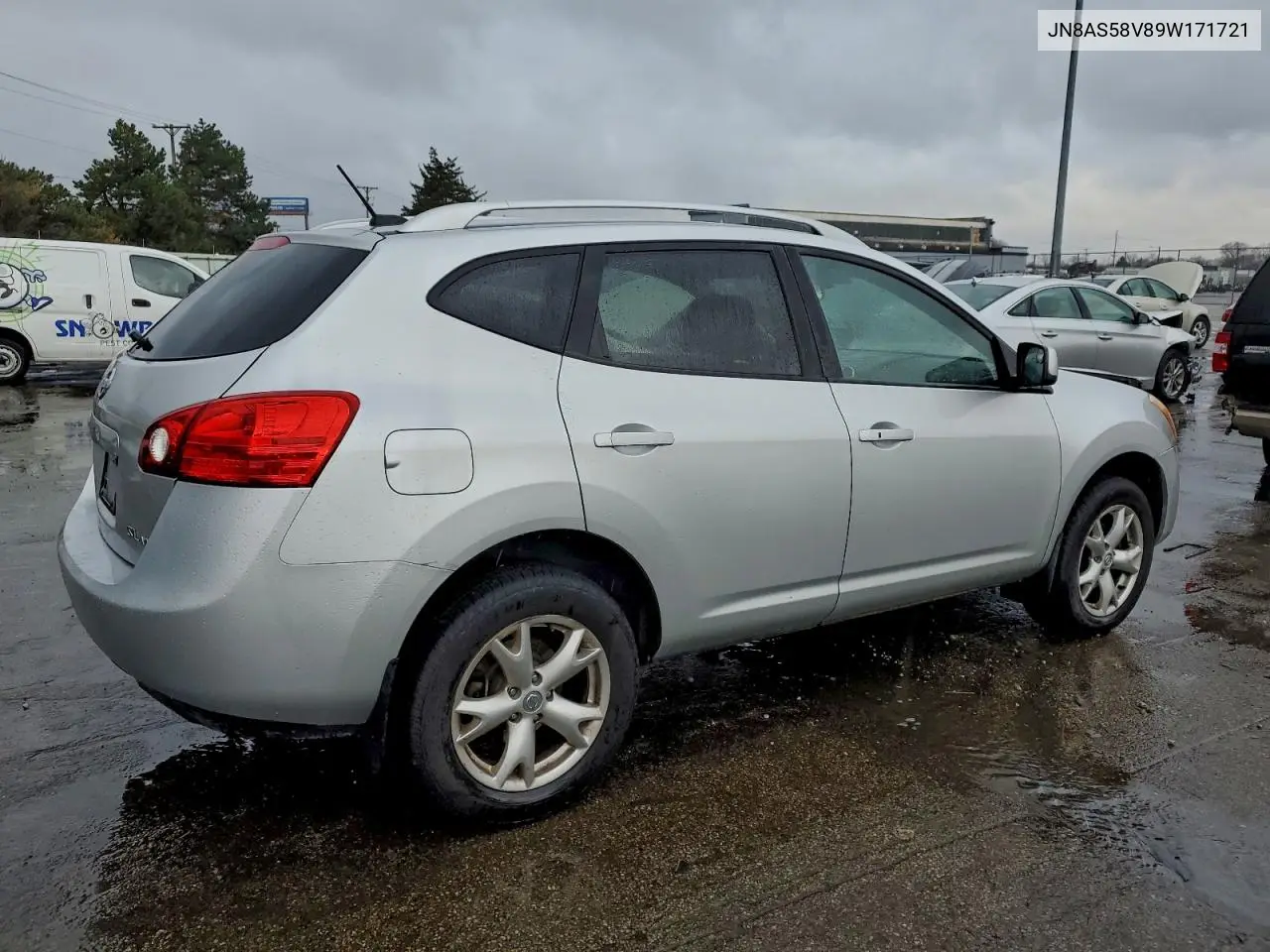 JN8AS58V89W171721 2009 Nissan Rogue S