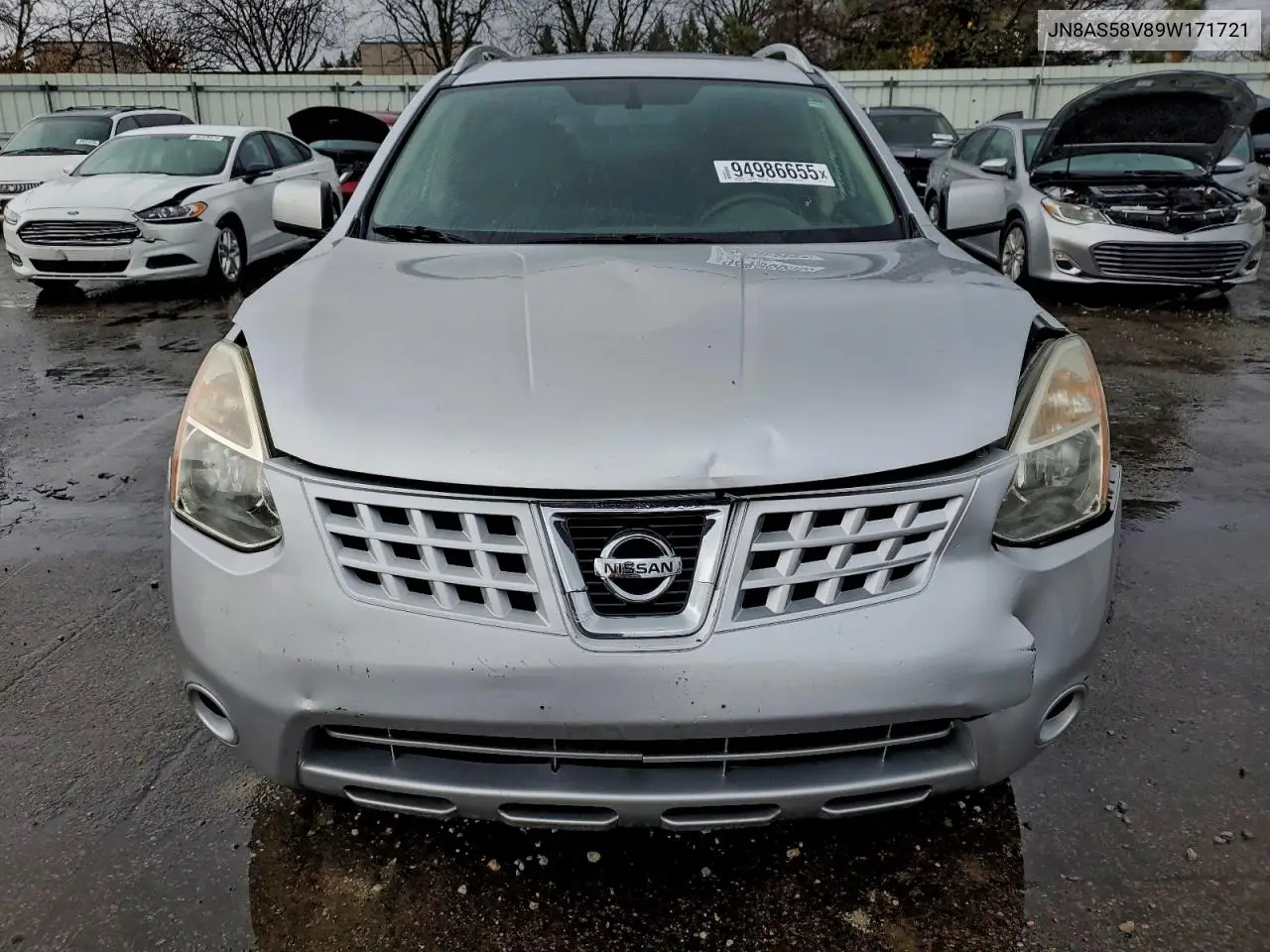 JN8AS58V89W171721 2009 Nissan Rogue S