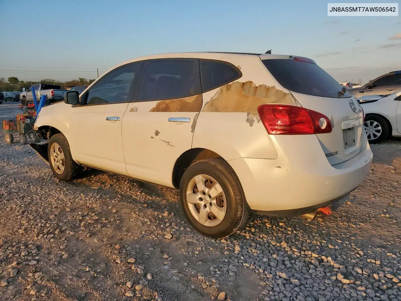 JN8AS5MT7AW506542 2010 Nissan Rogue S