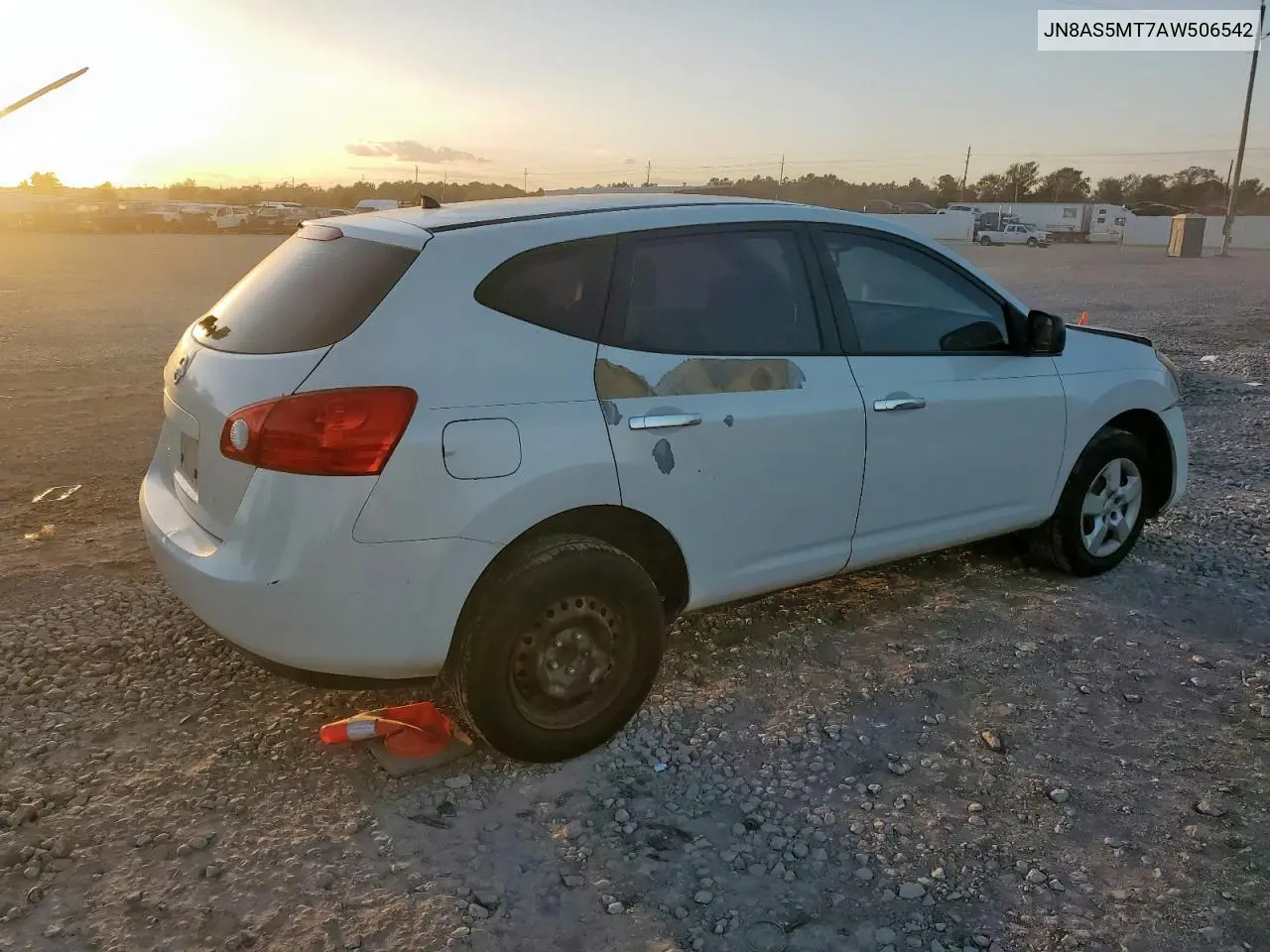 JN8AS5MT7AW506542 2010 Nissan Rogue S