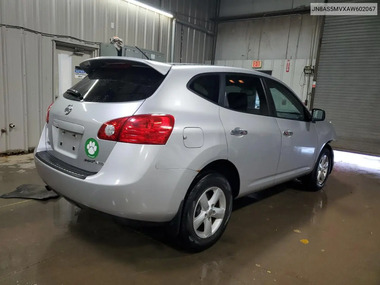 JN8AS5MVXAW602067 2010 Nissan Rogue S