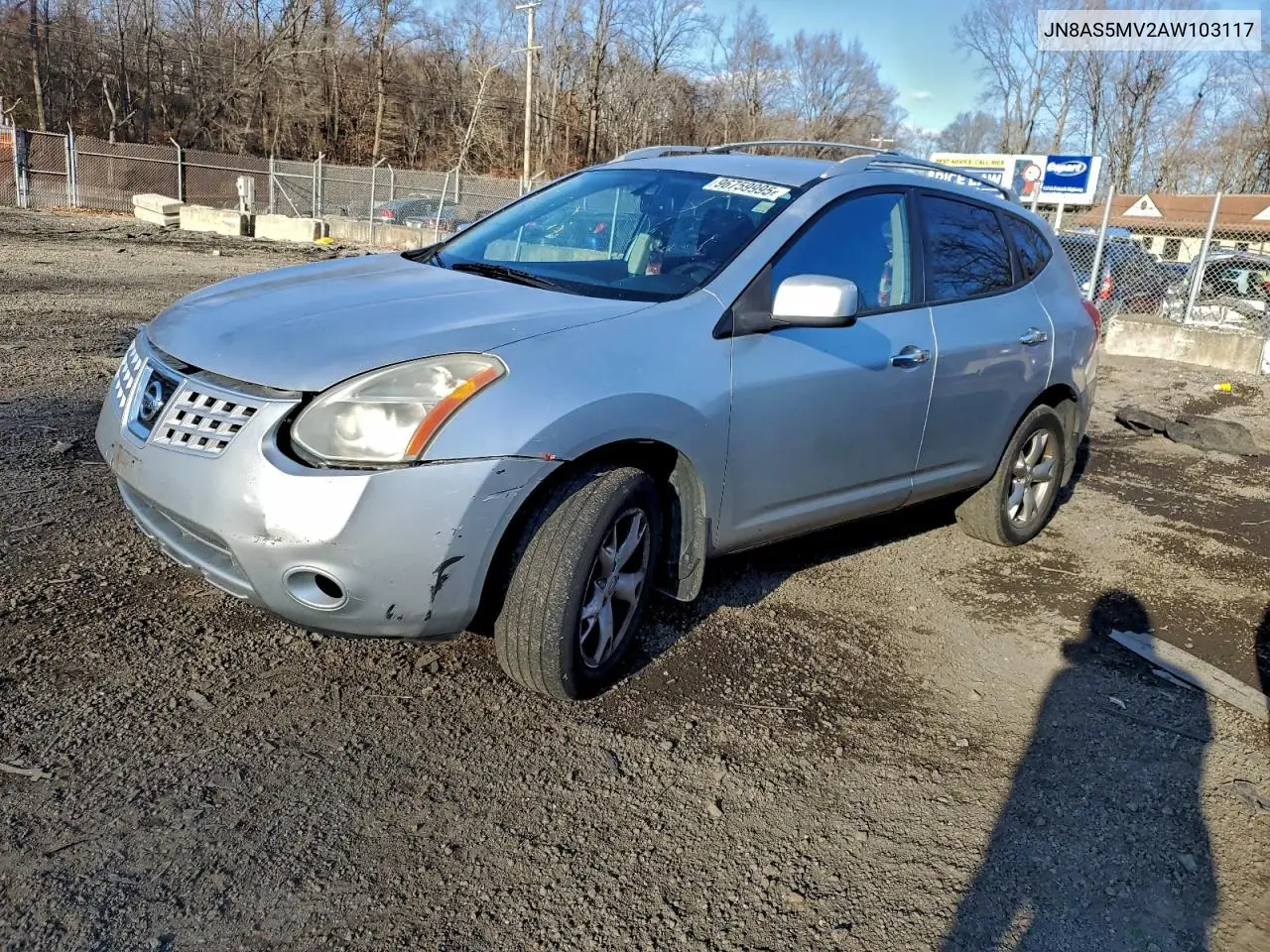 JN8AS5MV2AW103117 2010 Nissan Rogue S
