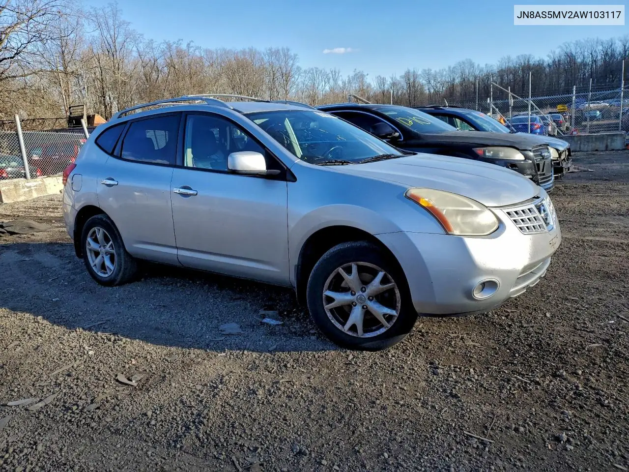 JN8AS5MV2AW103117 2010 Nissan Rogue S