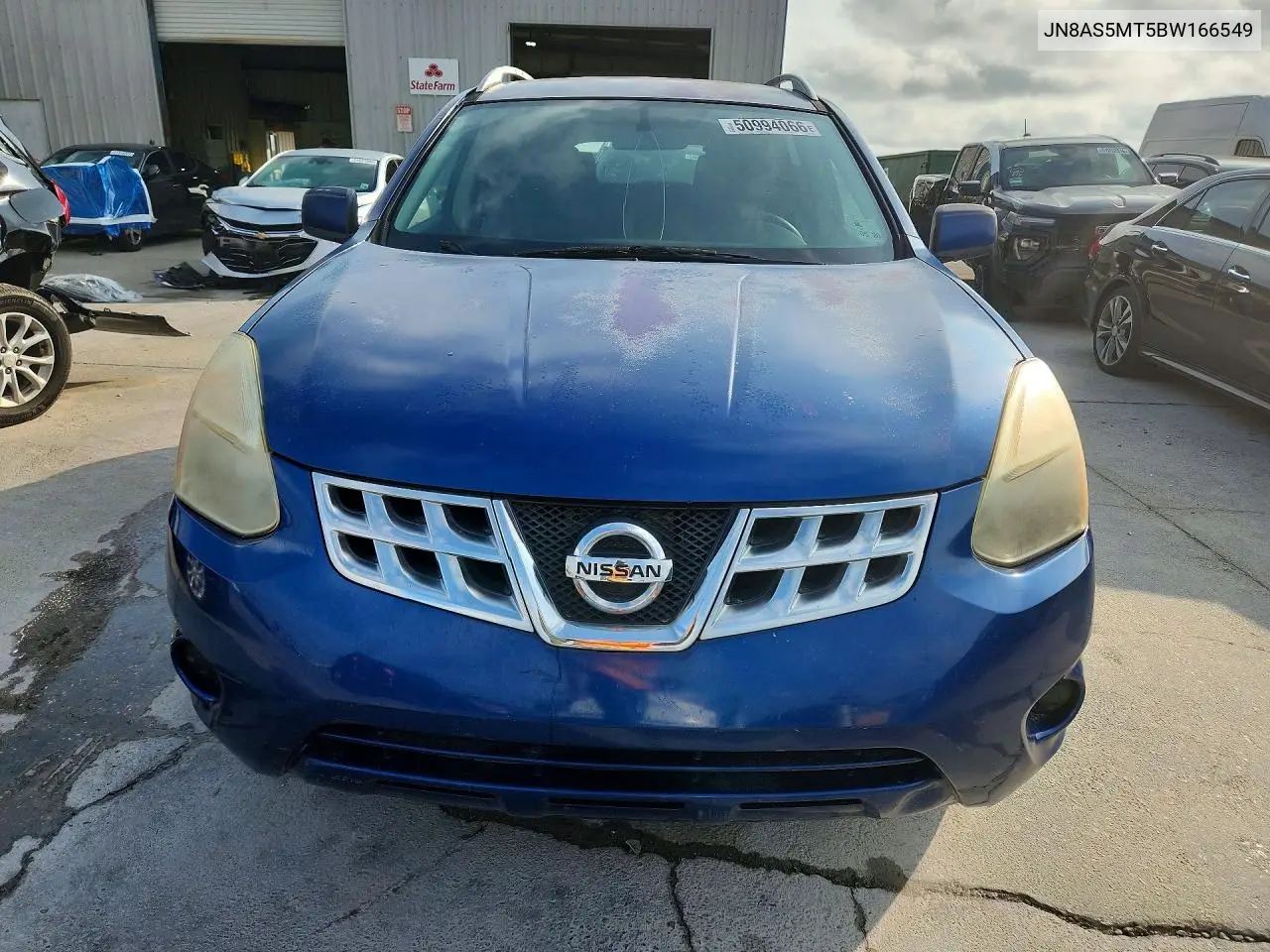JN8AS5MT5BW166549 2011 Nissan Rogue S