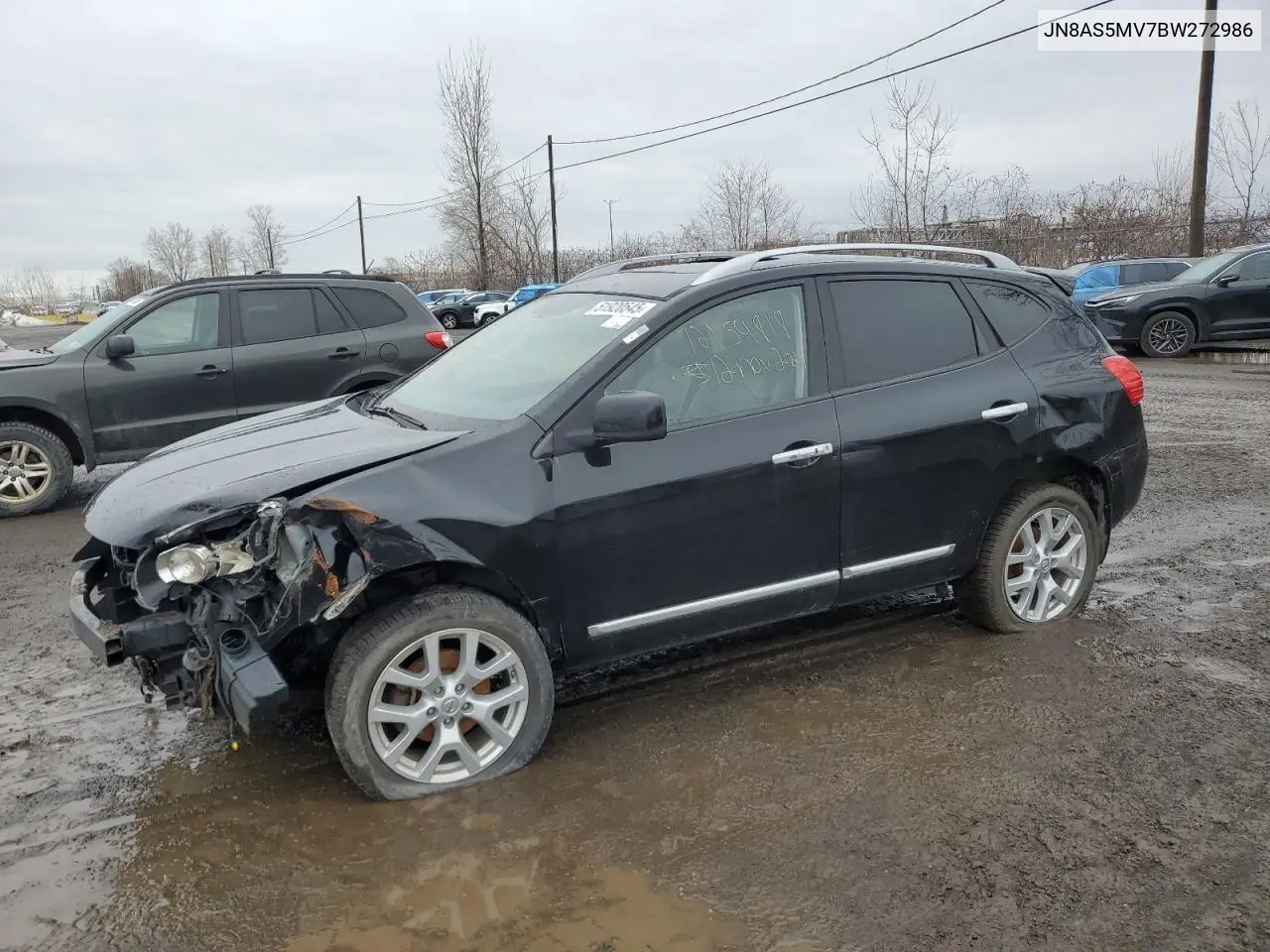 JN8AS5MV7BW272986 2011 Nissan Rogue S